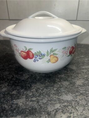 Corelle 1-1/2qt ABUNDANCE /CHUTNEY Covered Casserole Dish. EXC CONDITION